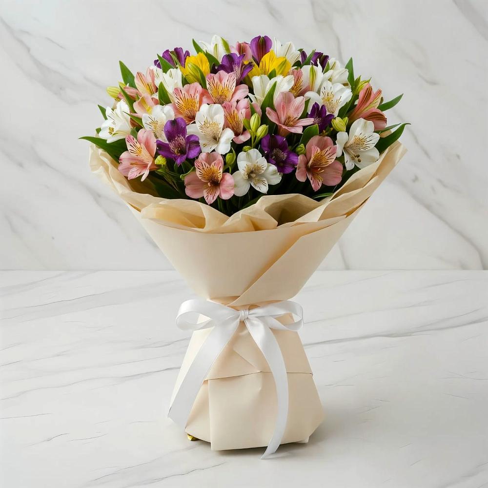 Букет цветов из: Альстромерии в Кинешме