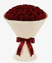 Букет 101 Бордовая роза Блэк Бакарра в Кинешме