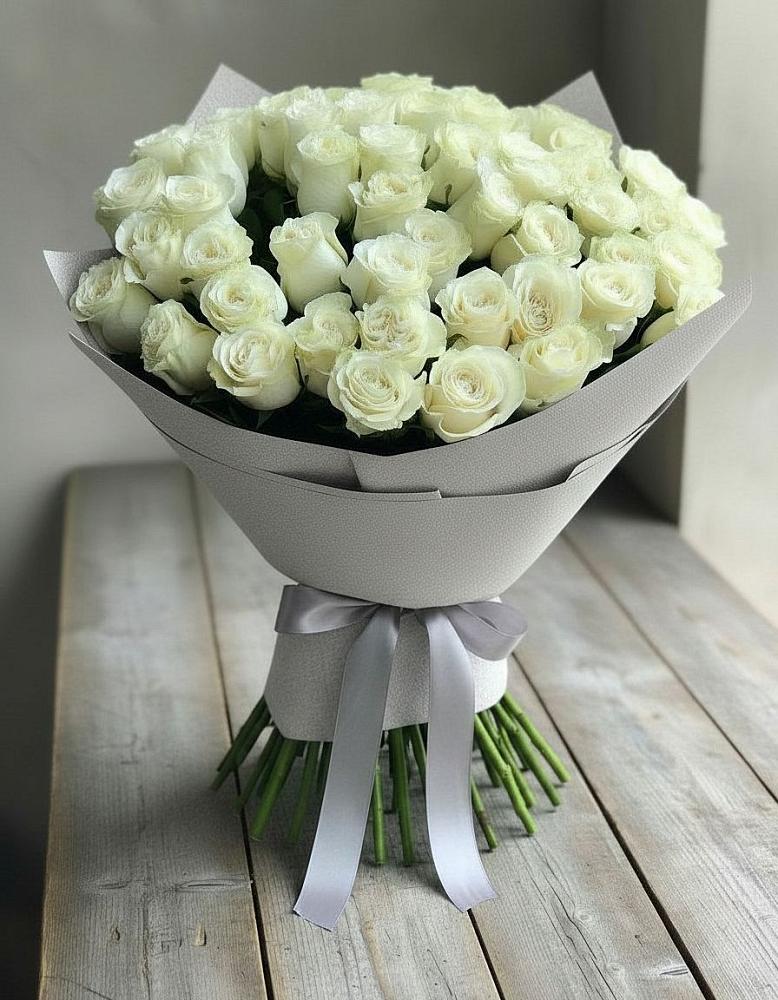 Букет 35 Белых роз в Кинешме