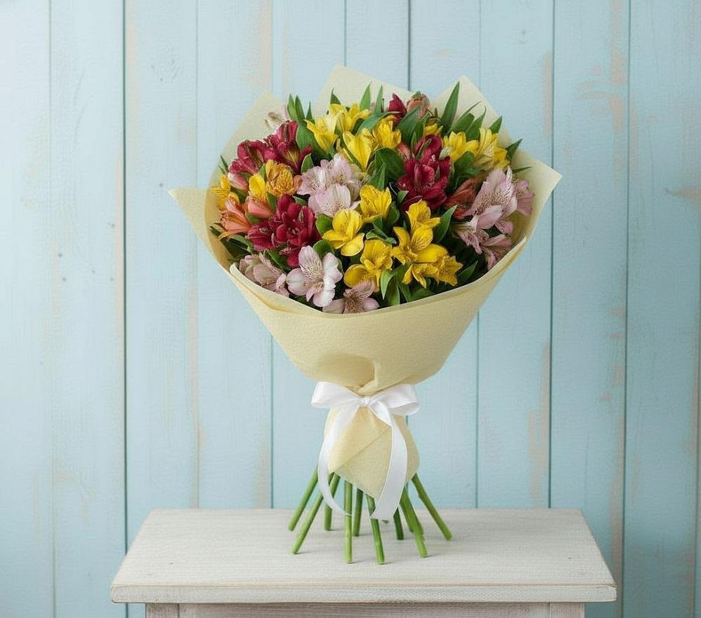 Букет цветов из: Альстромерии в Кинешме
