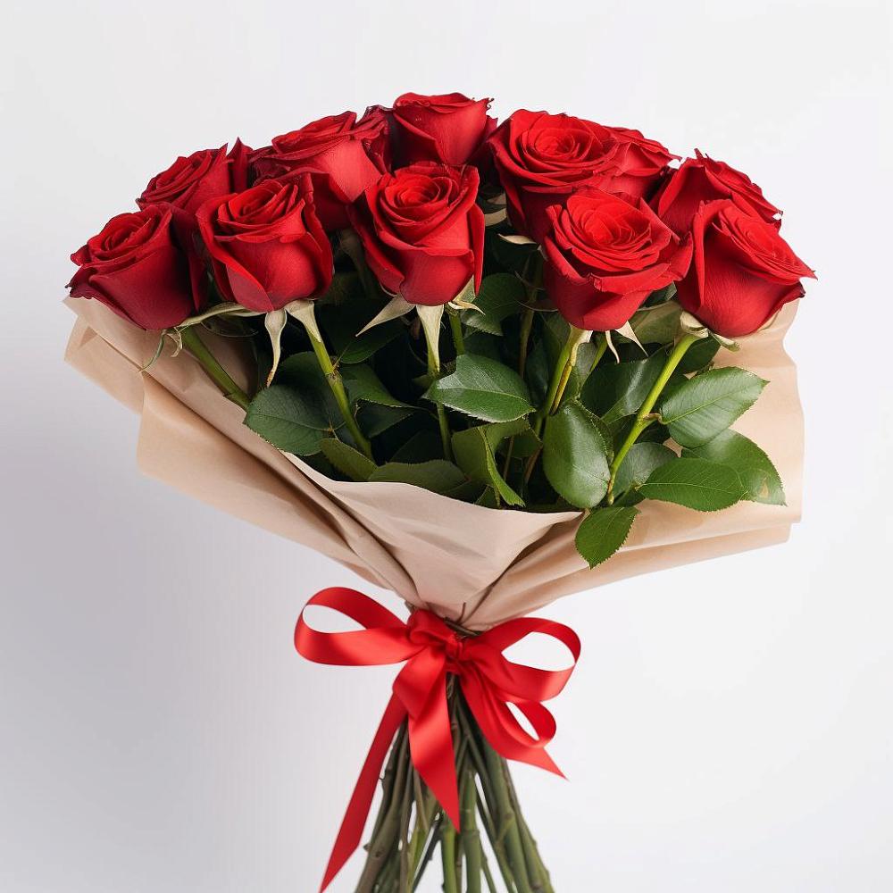 Букет 11 Красных роз Эдлесс Лав в Кинешме