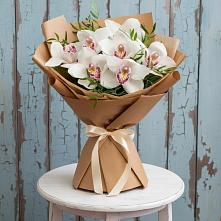 Букет цветов из:  Орхидеи и Розы в Кинешме